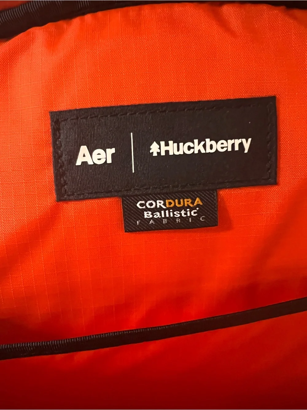 Aer Travel Pack 2 - Olive/Blaze Orange 33L Backpack (Huckberry Exclusive)